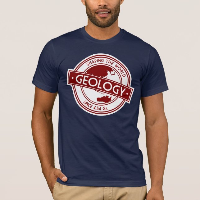 Camiseta Logotipo de geología - Cómo modelar el mundo (Asia (Anverso)