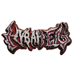 Camiseta Logotipo de grafiti metálico 3D de Heavy Metal con