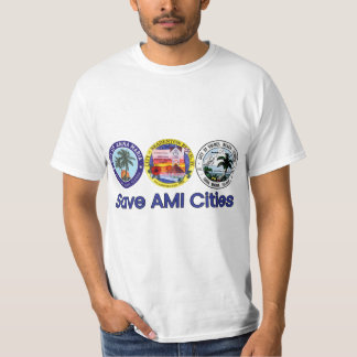 Camiseta Logotipo de Guardar ciudades AMI (Sellos)