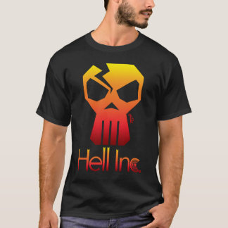 Camiseta Logotipo de Hell Inc. Skully