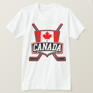Camiseta Logotipo de hockey sobre césped canadiense