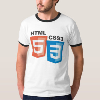 Camiseta Logotipo de HTML5 CSS3