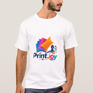 Camiseta Logotipo de impresión en color PrintJoy