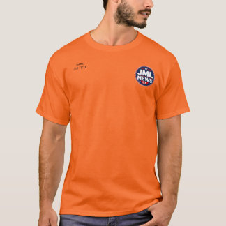 Camiseta Logotipo de JML News US Trabajador