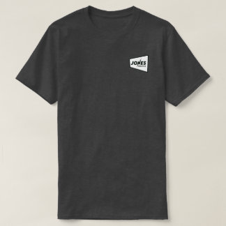 Camiseta Logotipo de Jones Comics 2 delantera y trasera