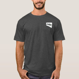 Camiseta Logotipo de Jones Comics 2 delantera y trasera