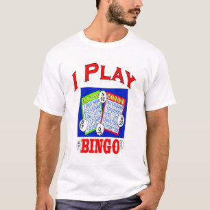 Camiseta Logotipo de Juego de Bingo