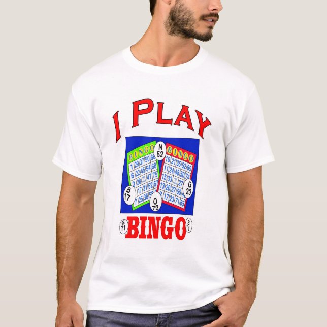 Camiseta Logotipo de Juego de Bingo (Anverso)