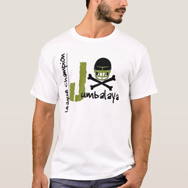 Camiseta Logotipo de Jumbalaya con el campeón (Anverso)