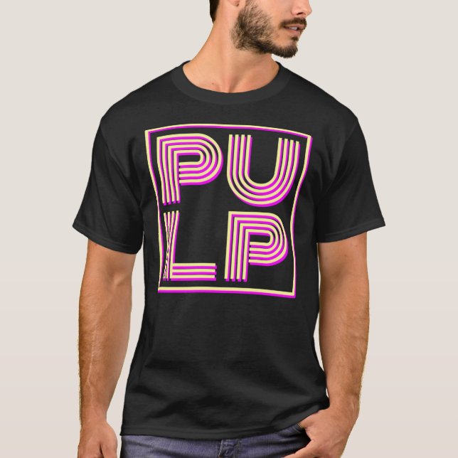 Camiseta Logotipo de la banda de pulpa    (Anverso)
