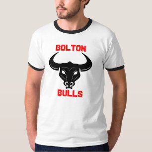 Camiseta Logotipo de la cabeza de los toros Bolton
