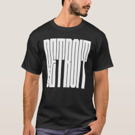 Camiseta logotipo de la ciudad de Detroit EE. UU.