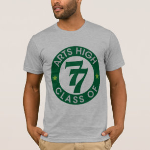 Camiseta Logotipo de la clase secundaria de arte 77