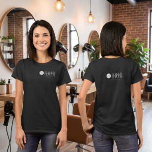 Camiseta Logotipo de la empresa Nombre del empleado Estilis