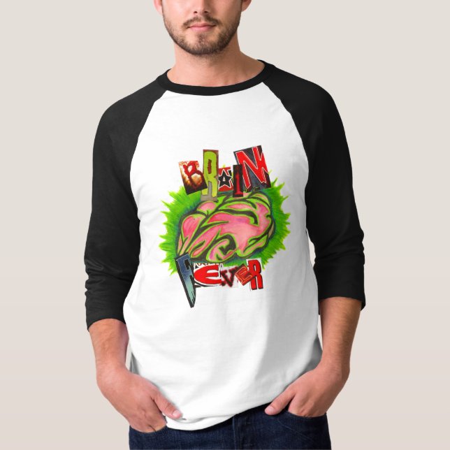 Camiseta Logotipo de la fiebre de cerebro (Anverso)