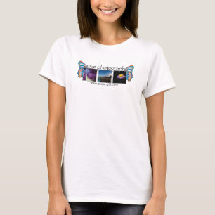 Camiseta logotipo de la foto de la fotografía del pyxie -