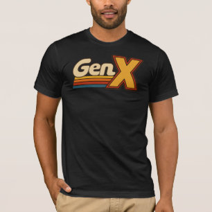 Camiseta Logotipo de la Generación X - Retro