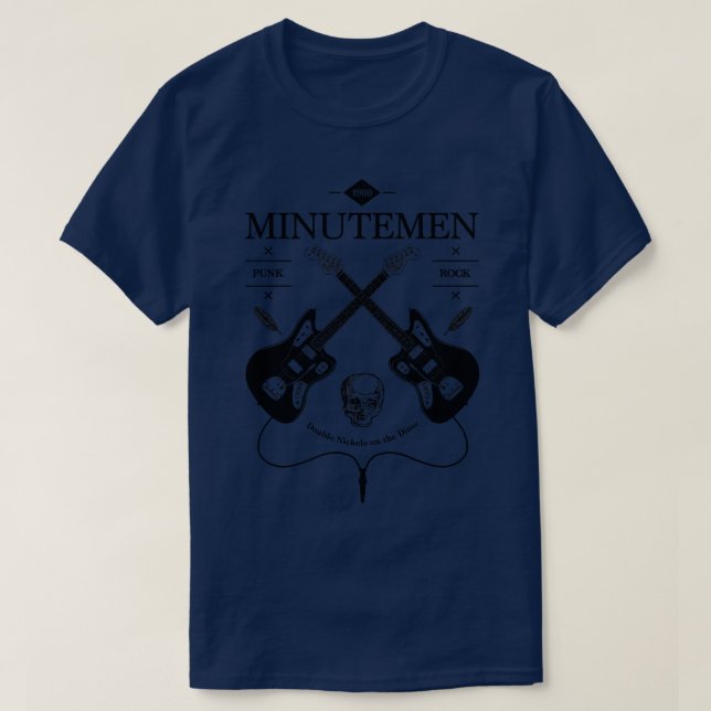 Camiseta Logotipo de la guitarra de MINUTEMEN (Diseño del anverso)