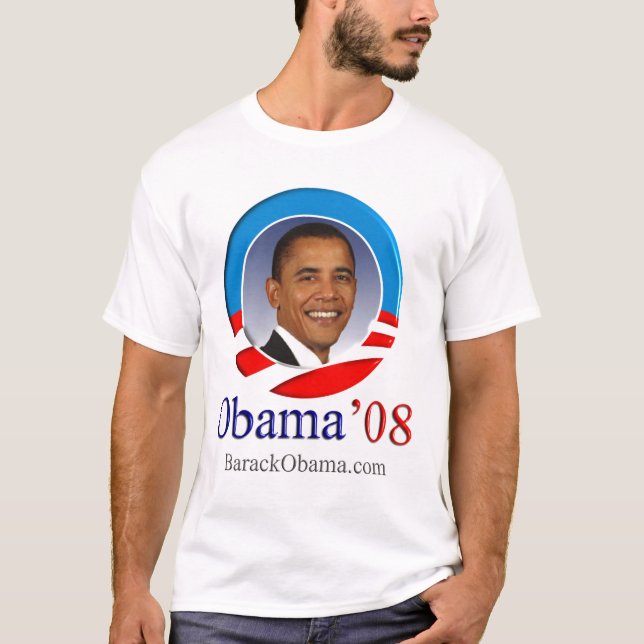 Camiseta Logotipo de la imagen de Obama (Anverso)