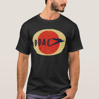 Camiseta Logotipo de la línea aérea del vintage BOAC