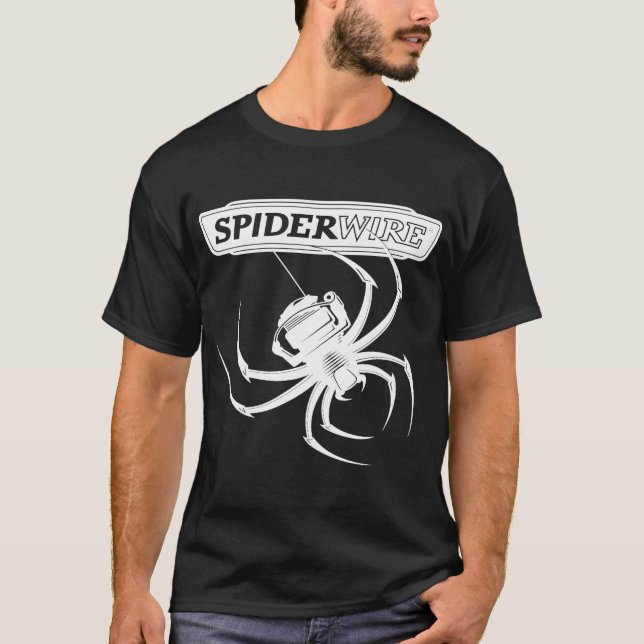 Camiseta Logotipo de la línea de pesca Spiderwire (Anverso)