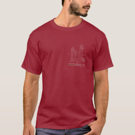 Camiseta Logotipo de la línea OLMC (ver. 2) Marrón de camis
