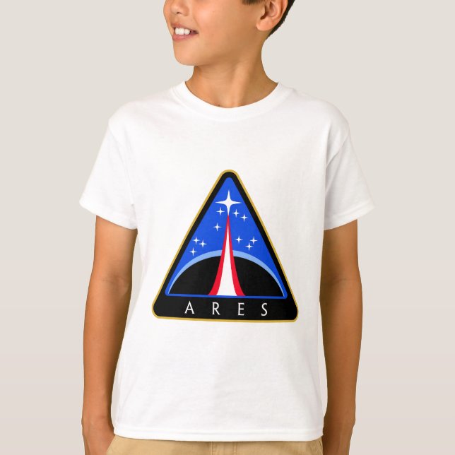 Camiseta Logotipo de la NASA Ares Rocket (Anverso)