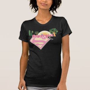 Camiseta Logotipo de la naturaleza de Supergirl