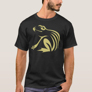 Camiseta Logotipo de la rana verde