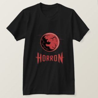 Camiseta Logotipo de la Sangre de la Luna de Horror