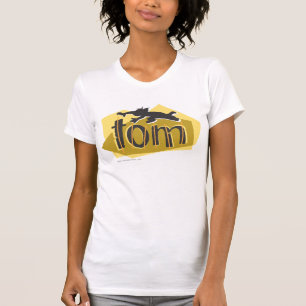 Camiseta Logotipo de la silueta de Tom