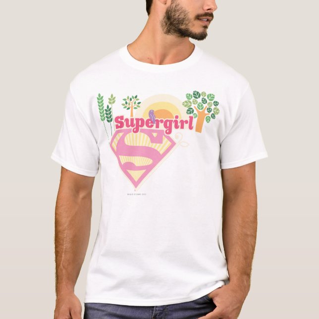 Camiseta Logotipo de la superchica (Anverso)