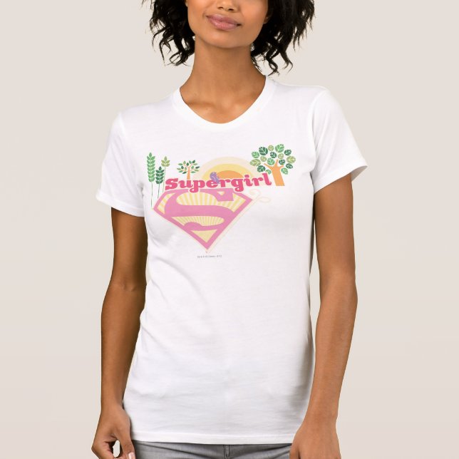 Camiseta Logotipo de la superchica (Anverso)