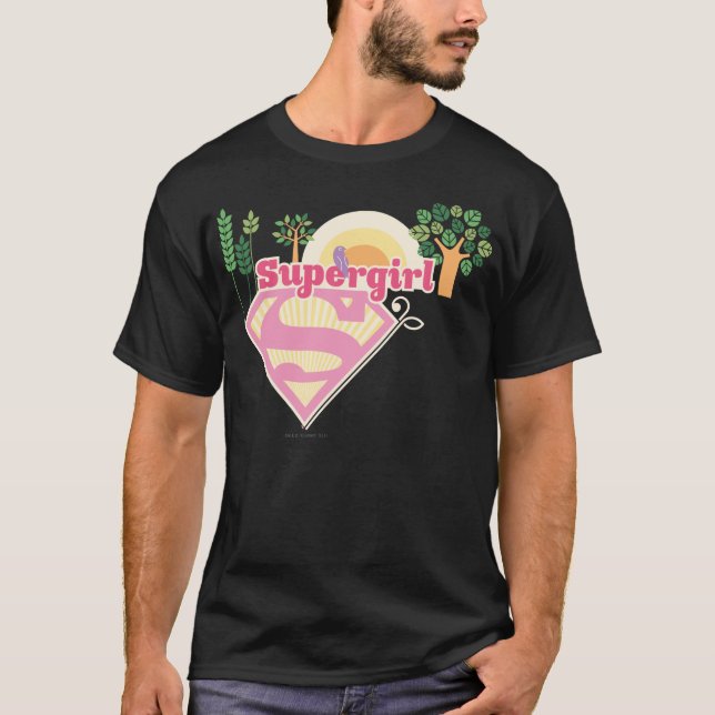 Camiseta Logotipo de la superchica (Anverso)