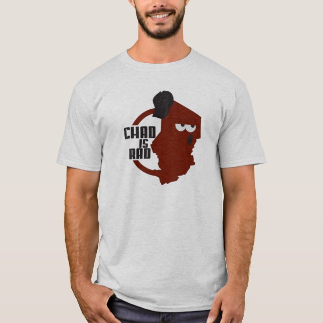 Camiseta logotipo de la tubería de ChadisRad.com (Anverso)