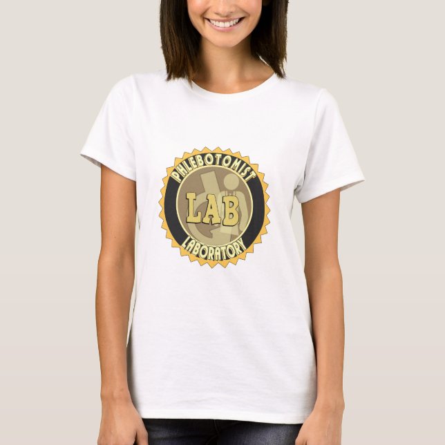 CAMISETA LOGOTIPO DE LABORATORIO DE FLEBOTOMISTAS (Anverso)