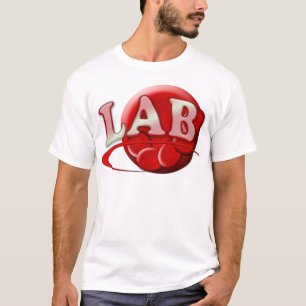 CAMISETA LOGOTIPO DE LABORATORIO DE RBC MLT - CLÍNICA MÉDIC