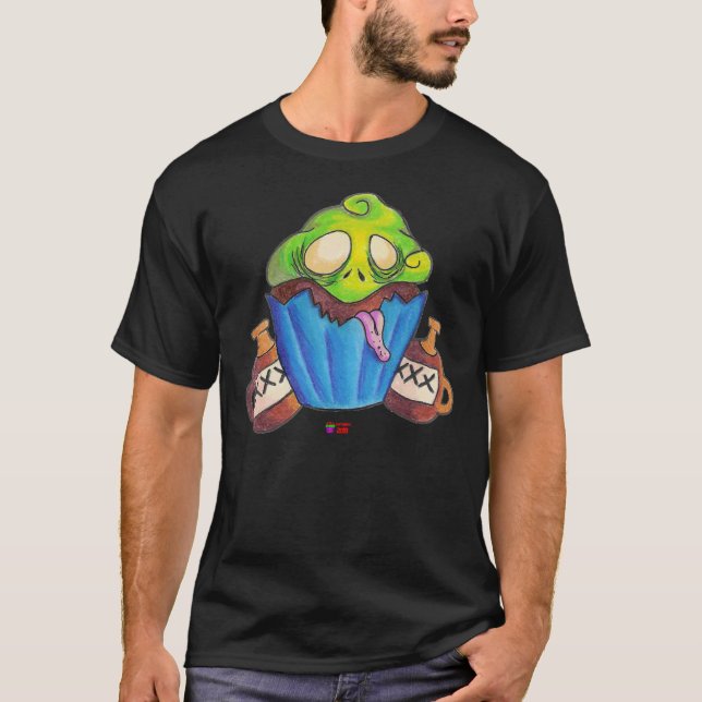 Camiseta Logotipo de las magdalenas del zombi (Anverso)