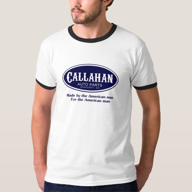 Camiseta Logotipo de las piezas de automóvil de Callahan (Anverso)
