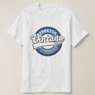 Camiseta logotipo de liechtenstein para siempre vintage