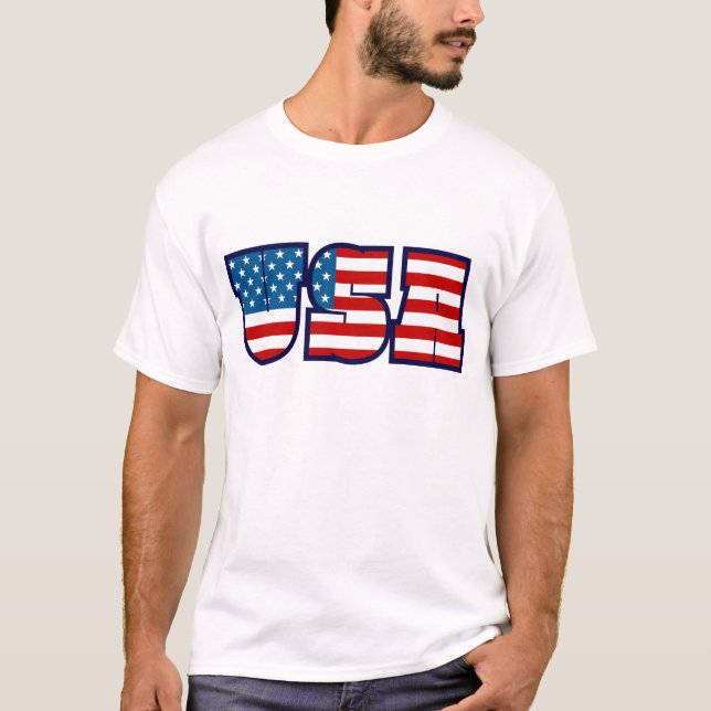 Camiseta Logotipo de los E.E.U.U. (Anverso)