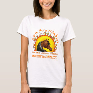 Camiseta Logotipo de los establos del fuego de Sun en