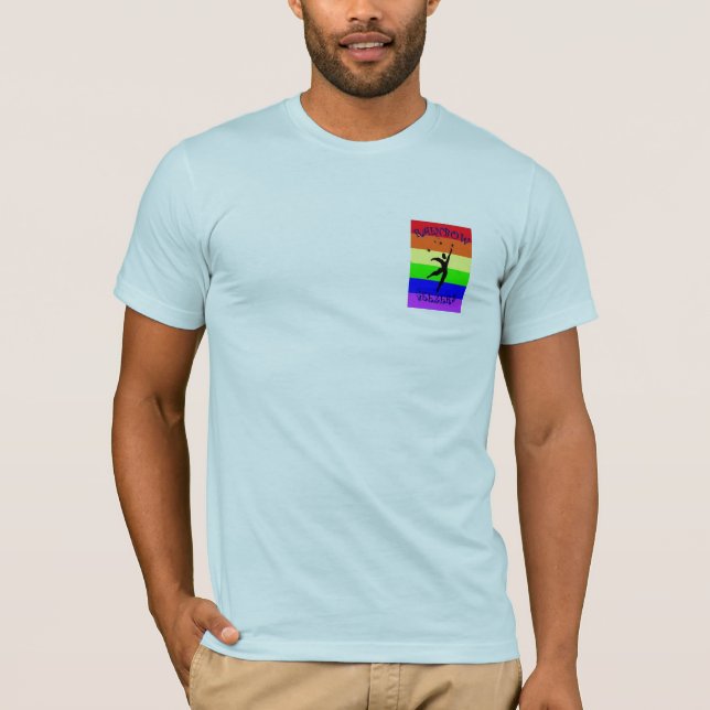 Camiseta Logotipo de los Geezers del arco iris (Anverso)