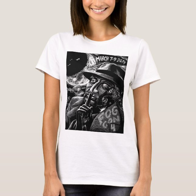 Camiseta Logotipo de los secretos de FOGcon 4 (Anverso)