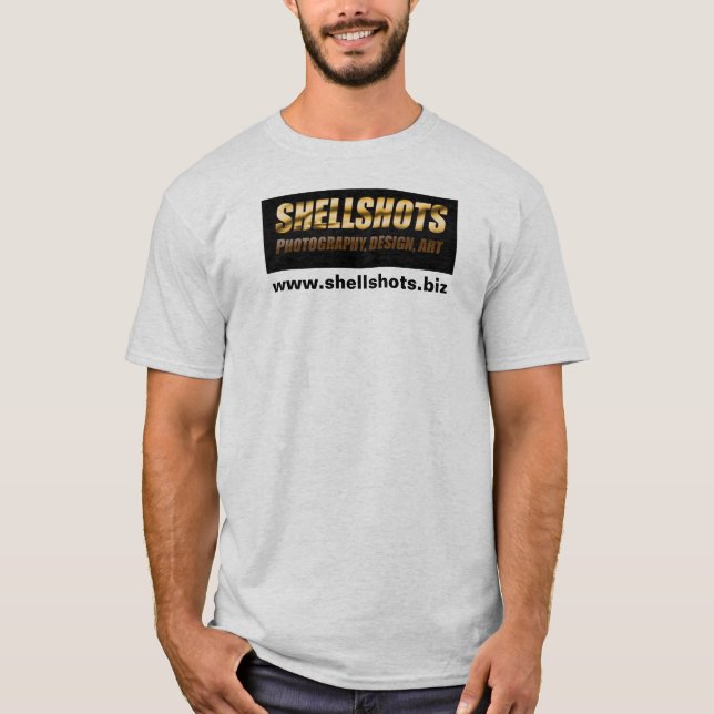 Camiseta logotipo de los shellshots, www.shellshots.biz (Anverso)