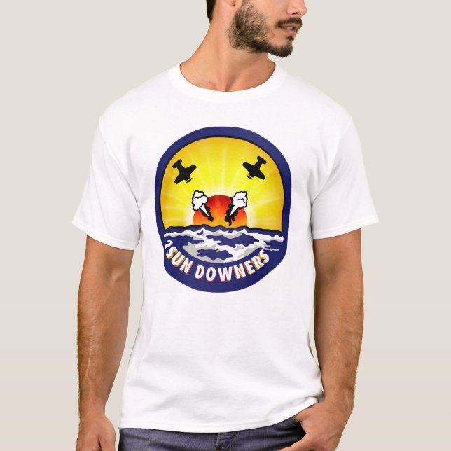 Camiseta Logotipo de los Sundowners Vf-111 (Anverso)