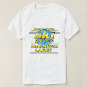 Camiseta logotipo de Mammoth Lakes California Ski