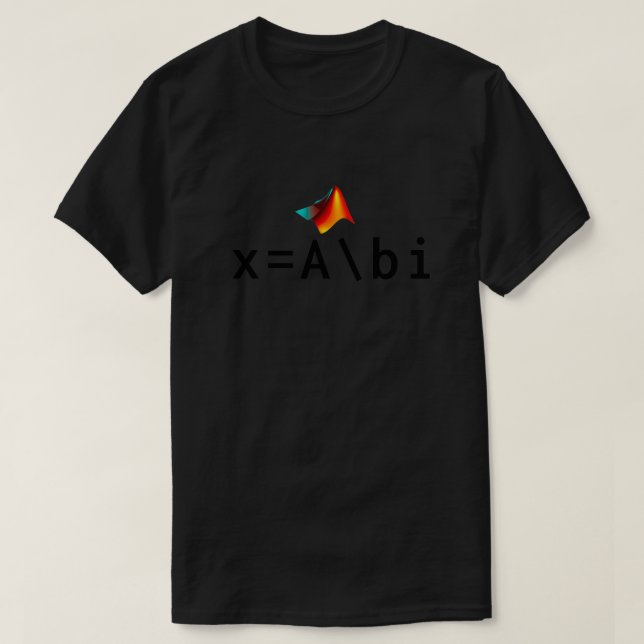 Camiseta logotipo de matlab (Diseño del anverso)