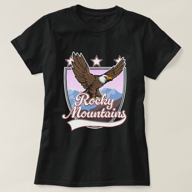 Camiseta logotipo de Montañas Rocosas (Diseño del anverso)
