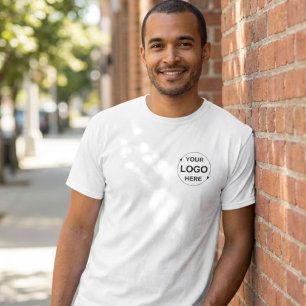 Camiseta Logotipo de negocio de empresa personalizado